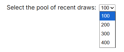 select pool of recent draws image